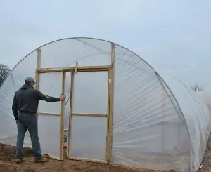 18ft x 60ft Large Commercial Heavy Duty Polytunnel Kit - Professional Greenhouse