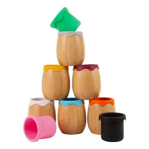 Tiny Dining - Bamboo Baby Trainer Cup - 130ml  - Pink