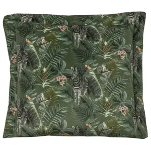 Evans Lichfield Manyara Zebra Botanical Feather Filled Cushion