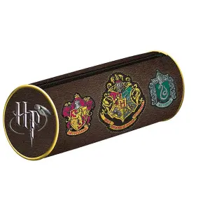 Harry Potter Barrel Pencil Case Brown (One Size)