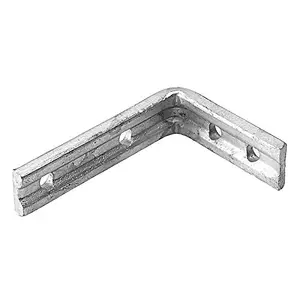 Charles Watson Galvanised Heavy Duty Shelf Brackets L Brackets 4 x 3" Pack of 10