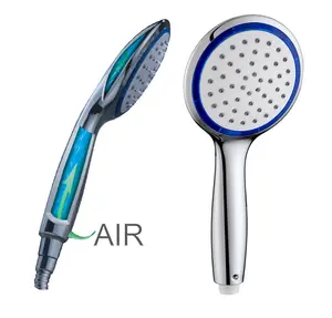 Water Saving Showerhead - Single Function Large Round with blue insert