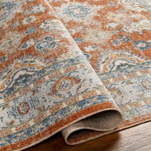 AVNI Machine Washable Vintage Area Rug 200 x 275 cm