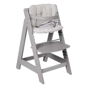 Sit Up High Chair Light grey