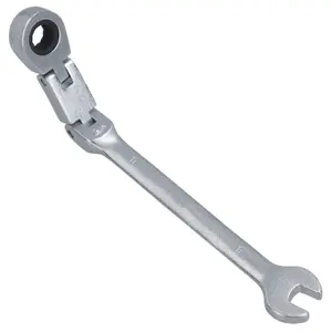 8mm Metric Double Jointed Flexi Ratchet Combination Spanner Wrench 72 Teeth