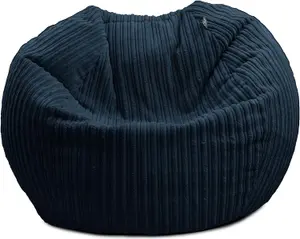 rucomfy Jumbo Cord Kids Slouchbag Beanbag - Navy