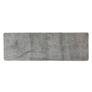 Flooring Grey Plain Door mat, 150cm x 50cm