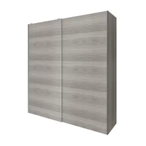 GoodHome Atomia Matt grey oak effect Particle board Wardrobe (H)2250mm (W)2000mm (D)655mm