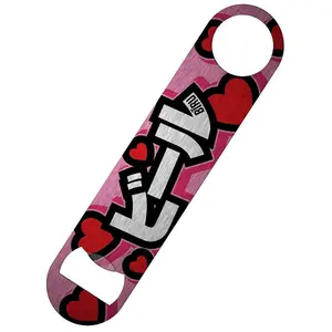 Grindstore Kawaii Bar Blade Bottle Opener Pink (One Size)