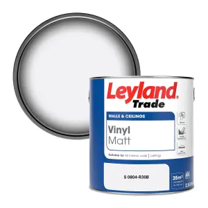 Leyland Trade Vinyl Matt Walls & Ceilings Emulsion Paint (S 0804-R30B) 2.5L