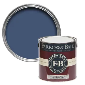 Farrow & Ball Estate Emulsion Mixed Colour 253 Drawing Room Blue 5 Litre