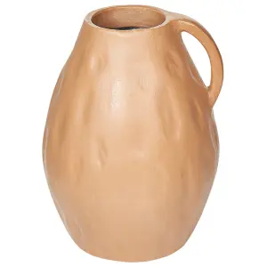 Decorative Vase KULIM Ceramic Sand Beige