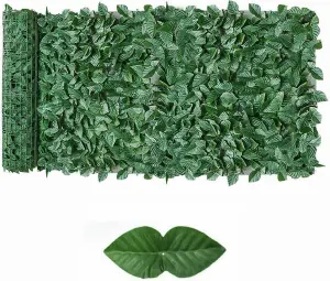 Artificial Ivy Maple Fence Screen - H 1m x W 3m