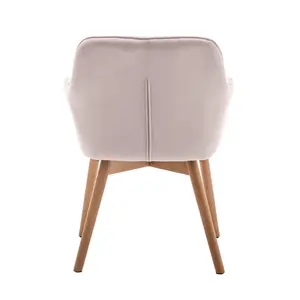 Ariad Upholstered Dining Chair Pink