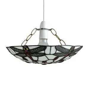 ValueLights Tiffany Multicolour Ceiling Pendant Shade