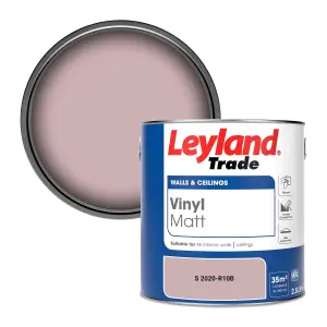 Leyland Trade Vinyl Matt Walls & Ceilings Emulsion Paint (S 2020-R10B) 2.5L