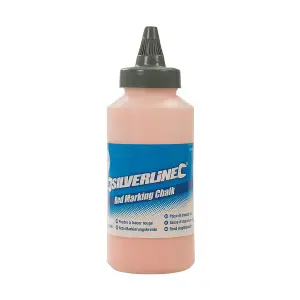 Silverline (CB63R) Red Marking Chalk 250g