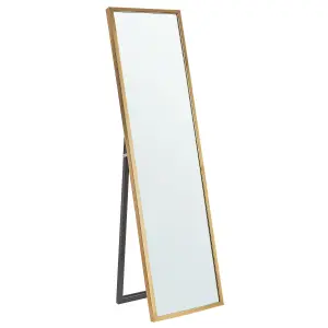 Beliani Scandinavian Standing Mirror TORCY Gold