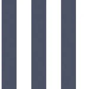 Galerie Smart Stripes 2 Blue Surface Stripe Smooth Wallpaper