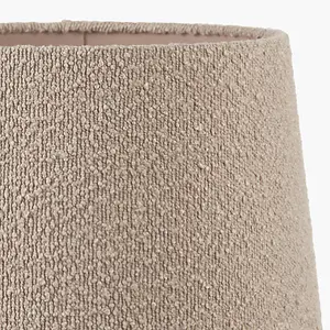 Taupe Boucle Tapered Lampshade