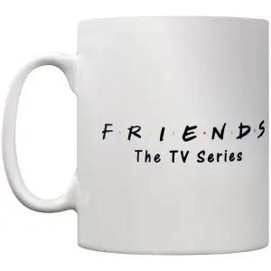 Friends Logo Mug White/Black (One Size)