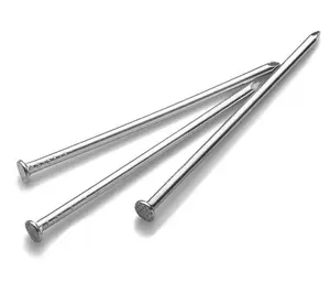 Premium Galvanised Round Head Nails Size:  6.0 x 175mm ( 6 3/4" )  Pack of: 200 Ideal for Woodworking and Construction