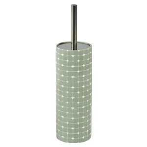 Showerdrape Mosaica Pistachio Green Toilet Brush & Holder