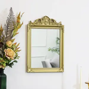 Melody Maison Vintage Gold Wall Mirror 36cm x 55cm