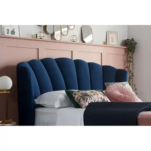 Birlea Lottie Double Ottoman Bed Midnight Blue