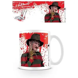 Nightmare On Elm Street Freddy Krueger Mug White/Red (One Size)