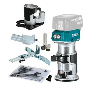 Makita DRT50Z 18V LXT Cordless Brushless Laminate Router Trimmer + Offset Base