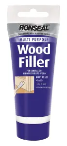 Ronseal Multi purpose Dark Ready mixed Wood Filler, 100g