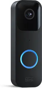 Blink Video Doorbell | Two-Way Audio, HD Video, Long-Lasting Battery Life, Motion Detection, Chime App Alerts, Works With Alexa (Black)