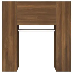 Berkfield Hallway Cabinet Brown Oak 97.5x37x99 cm Engineered Wood