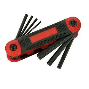 8 Piece 1.5mm 8mm Hex Key Metric Expert Tool Folding Allen Allan