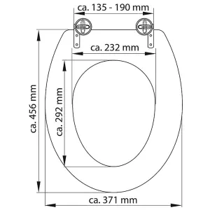 SCHÜTTE Duroplast Toilet Seat WHITE