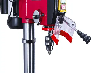 Lumberjack 20mm Floor Standing Professional Trade Drill Press 12 Speed Pillar Red