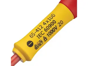 FatMax Screwdriver Insulated Parallel Packaged 4mm x 100mm