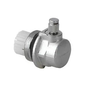 Invena Radiator Auto Automatic Air Vent 1" (G1 Inch) Cut-Off Valve Left Thread