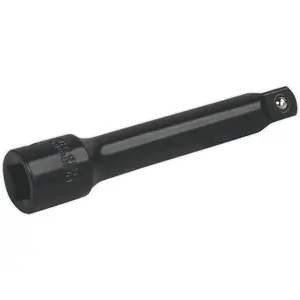 High-Quality 125mm Steel Impact Extension Bar with Spring-Ball Socket Retainer