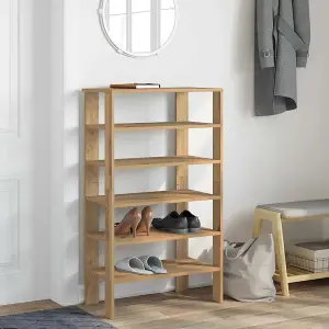 Berkfield Shoe Rack Artisan Oak 61x32x105 cm Engineered Wood