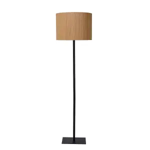 Lucide Magius Scandinavian Floor Lamp 42cm - 1xE27 - Light Wood