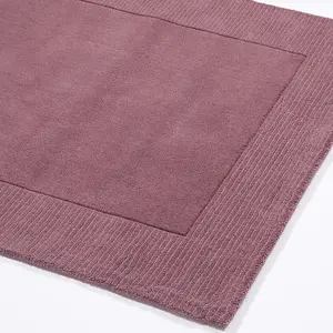 Mayfair Esme 80x150cm Mauve Wool Rug