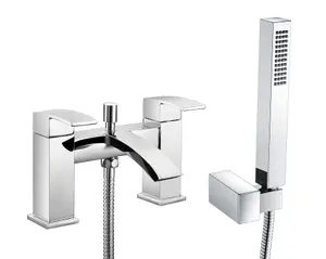 Kai Bathrooms Eclipse Chrome Waterfall Bath Shower Mixer