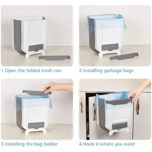 Plastic Open Waste Bin - 9L