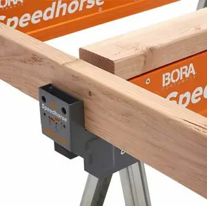 BORA PORTAMATE Speedhorse Quick Deploy 1500lb 680kg Capacity Sawhorse Trestles