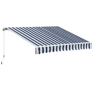 Outsunny Garden Sun Shade Canopy Patio Awning Retractable Shelter Outdoor 5 Size