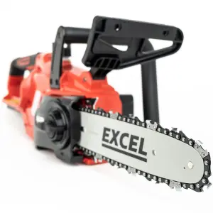 Excel 18V Chainsaw Wood Cutter 245mm with 1 x 5.0Ah Battery & Charger