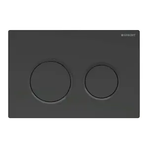 Geberit Omega20 Dual Flush Plate Matt Black 115.085.16.1