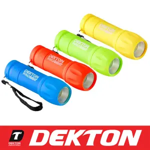 Green Dekton Pro Light XF100 Trail Flash Light High intensity LED Weatherproof Torch